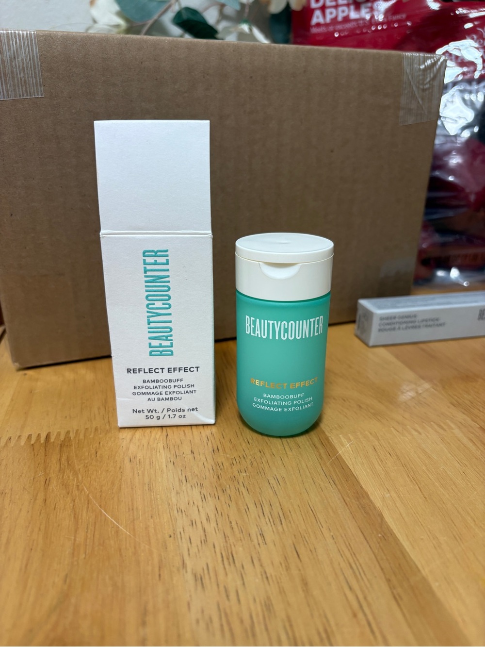 BEAUTYCOUNTER Reflect Effect BambooBuff Exfoliating Polish, BNIB 1.7 oz, New